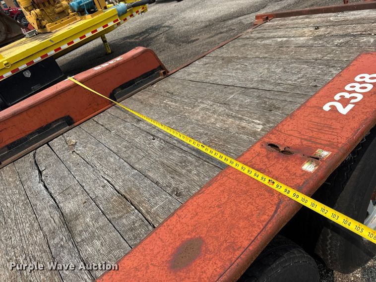 image for item DU6838 1991 Ditch Witch tilt deck equipment trailer