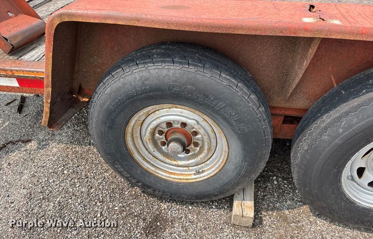 image for item DU6838 1991 Ditch Witch tilt deck equipment trailer