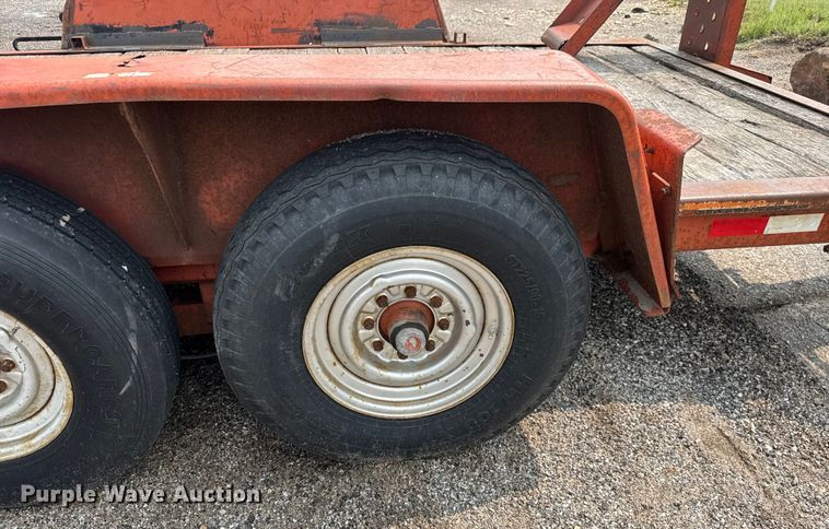image for item DU6838 1991 Ditch Witch tilt deck equipment trailer