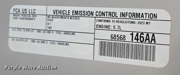 image for item DU6857 2023 Dodge Durango SSV SUV