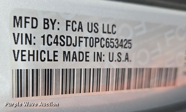 image for item DU6857 2023 Dodge Durango SSV SUV