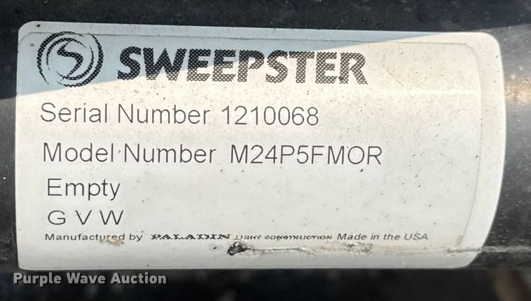 image for item DU6862 Sweepster M24P5FMOR broom