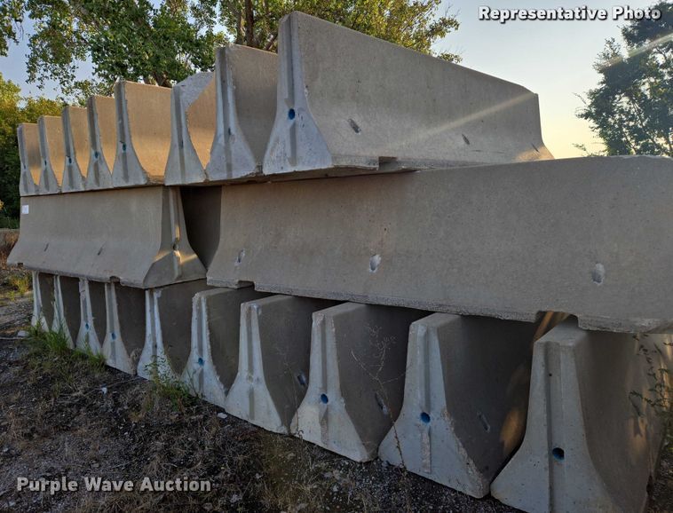 image for item DU6885 (8) concrete barriers