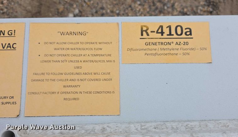 image for item DZ6156 2017 Johnson Thermal  JTSUET20DIA1WL chiller