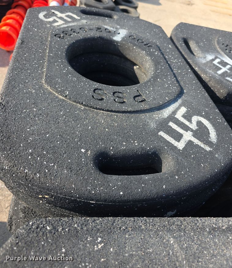 image for item DZ6169 Approximately 88 traffic cone bases