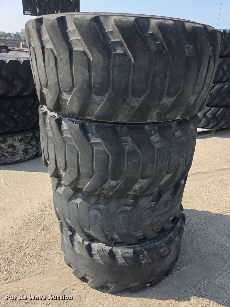 image for item DZ6183 (4) Galaxy 14-17.5 skid steer tires