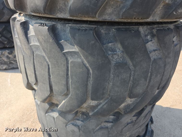 image for item DZ6183 (4) Galaxy 14-17.5 skid steer tires