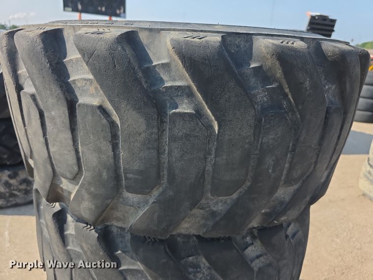 image for item DZ6183 (4) Galaxy 14-17.5 skid steer tires