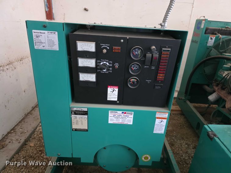 image for item DZ6214 Cummins  GGFB3384771 generator