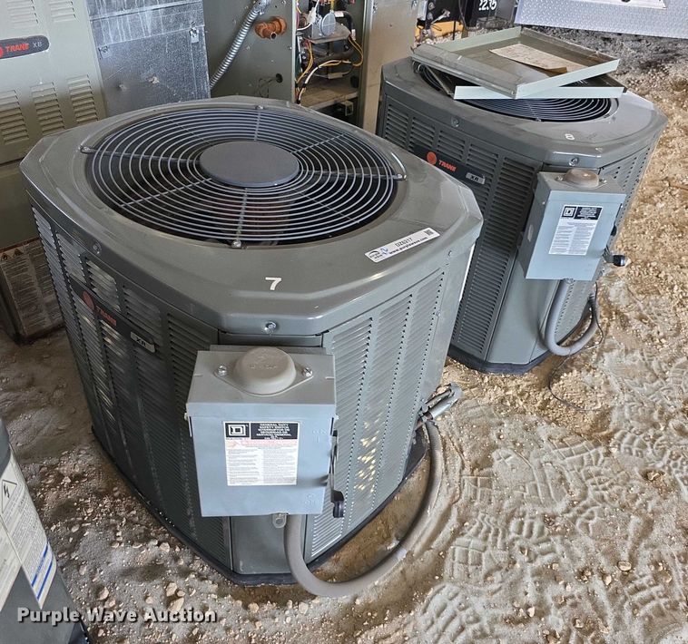 image for item DZ6217 (2) Trane AC and heat units