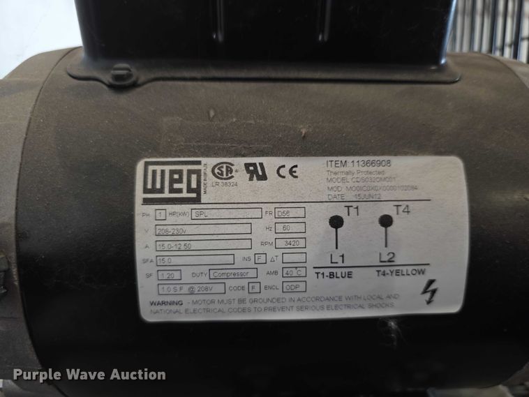 image for item DZ6218 Iron Horse IHD6160V1 air compressor