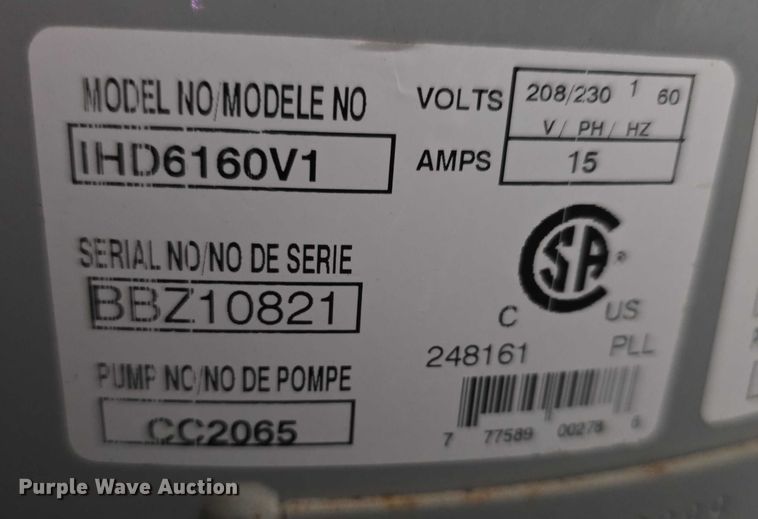 image for item DZ6218 Iron Horse IHD6160V1 air compressor