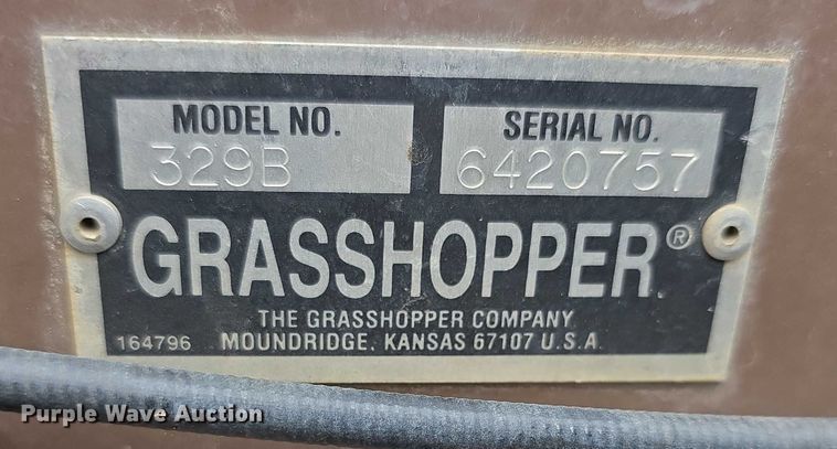 image for item DZ6227 2014 Grasshopper  329 ZTR lawn mower