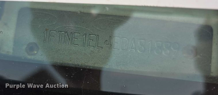 image for item EF3755 2014 Ford E150 van