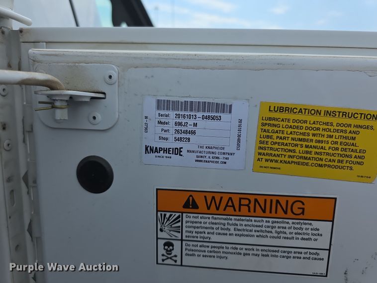 image for item EF3757 2016 Ford F250 Super Duty XLT utility bed pickup truck