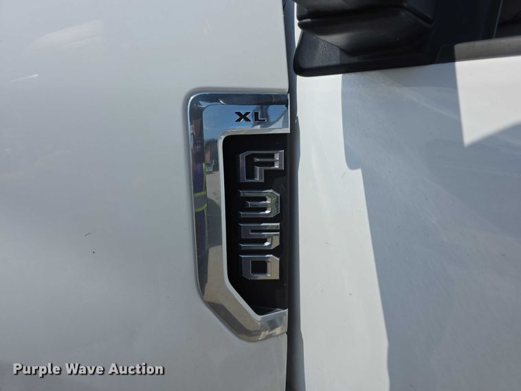 image for item EF3760 2017 Ford F350 Super Duty XL Crew Cab dump flatbed pickup truck