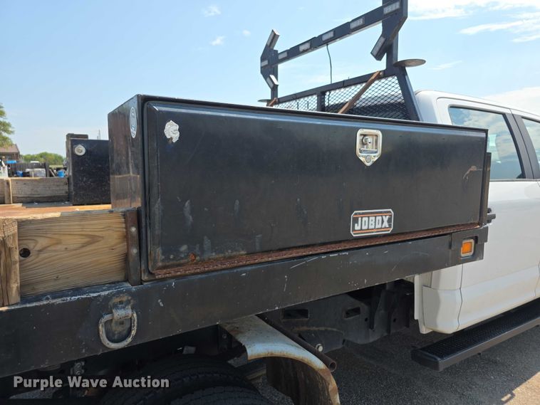 image for item EF3760 2017 Ford F350 Super Duty XL Crew Cab dump flatbed pickup truck