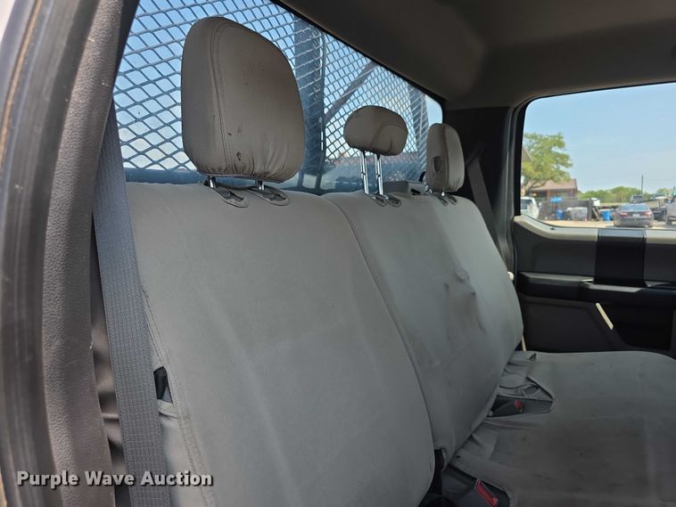 image for item EF3760 2017 Ford F350 Super Duty XL Crew Cab dump flatbed pickup truck