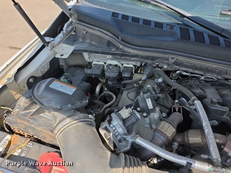 image for item EF3760 2017 Ford F350 Super Duty XL Crew Cab dump flatbed pickup truck