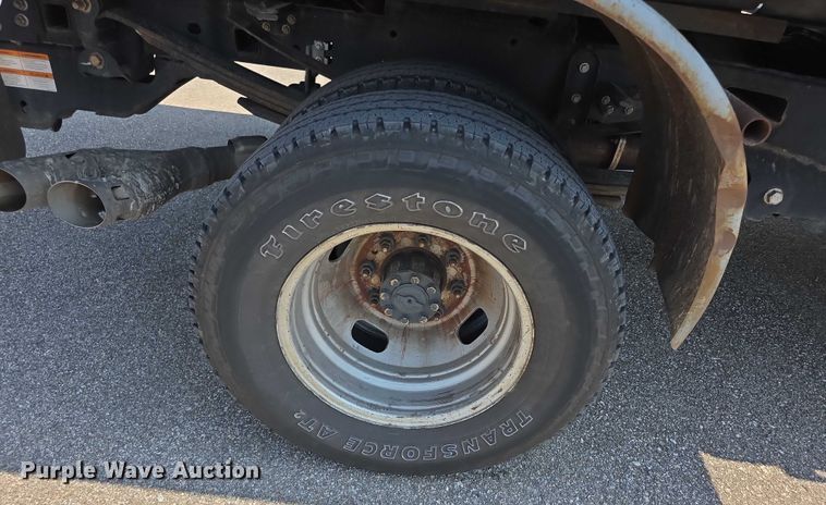 image for item EF3760 2017 Ford F350 Super Duty XL Crew Cab dump flatbed pickup truck