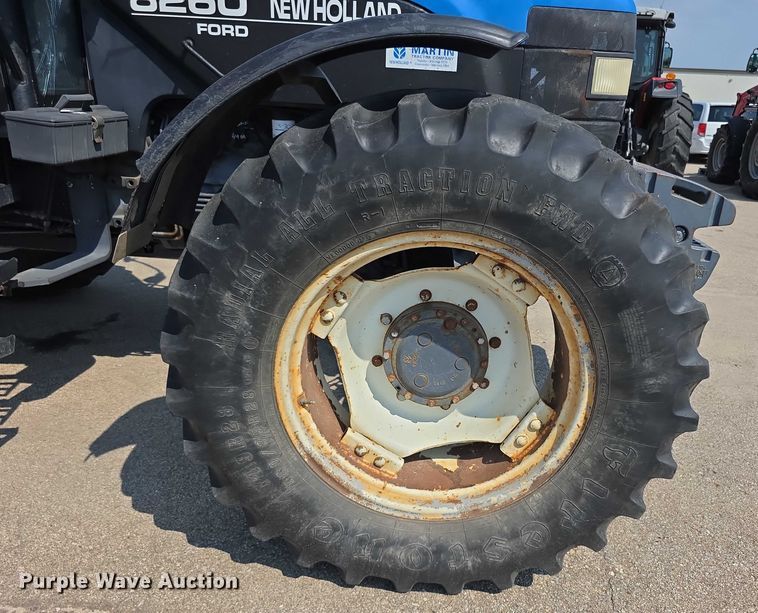 image for item EF3763 1998 New Holland  8260 MFWD tractor