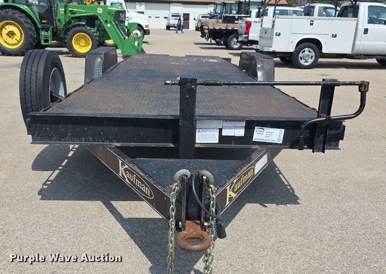 image for item EF3782 2019 Kaufman  FDDT tilt deck equipment trailer