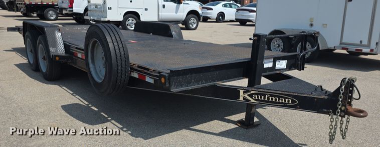 image for item EF3782 2019 Kaufman  FDDT tilt deck equipment trailer