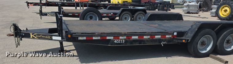 image for item EF3782 2019 Kaufman  FDDT tilt deck equipment trailer