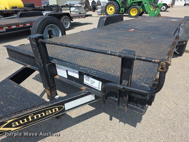 image for item EF3782 2019 Kaufman  FDDT tilt deck equipment trailer
