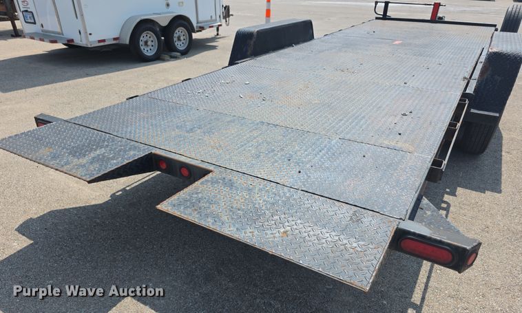 image for item EF3782 2019 Kaufman  FDDT tilt deck equipment trailer