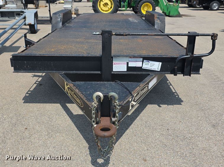 image for item EF3783 2019 Kaufman  FDDT tilt deck equipment trailer
