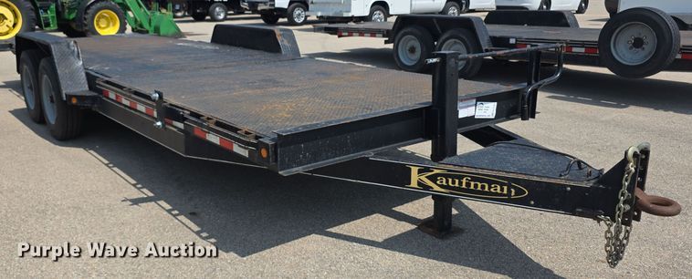 image for item EF3783 2019 Kaufman  FDDT tilt deck equipment trailer