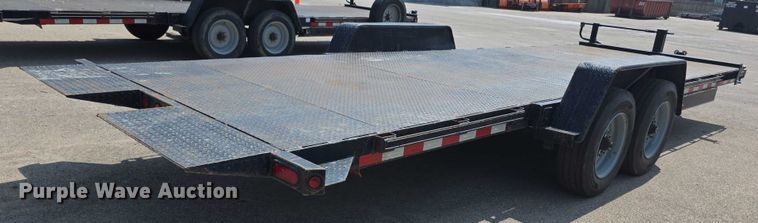 image for item EF3783 2019 Kaufman  FDDT tilt deck equipment trailer