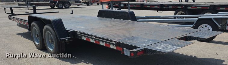 image for item EF3783 2019 Kaufman  FDDT tilt deck equipment trailer