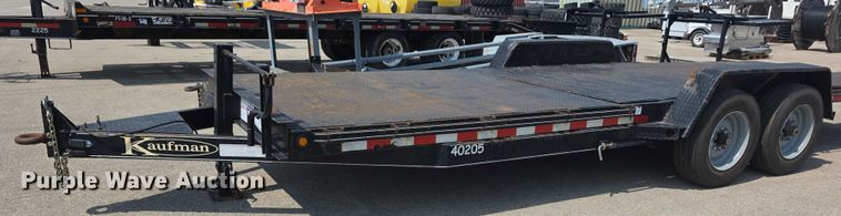 image for item EF3783 2019 Kaufman  FDDT tilt deck equipment trailer