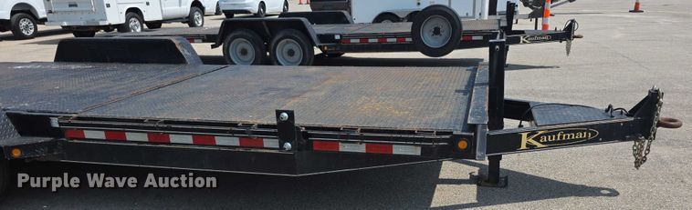 image for item EF3783 2019 Kaufman  FDDT tilt deck equipment trailer