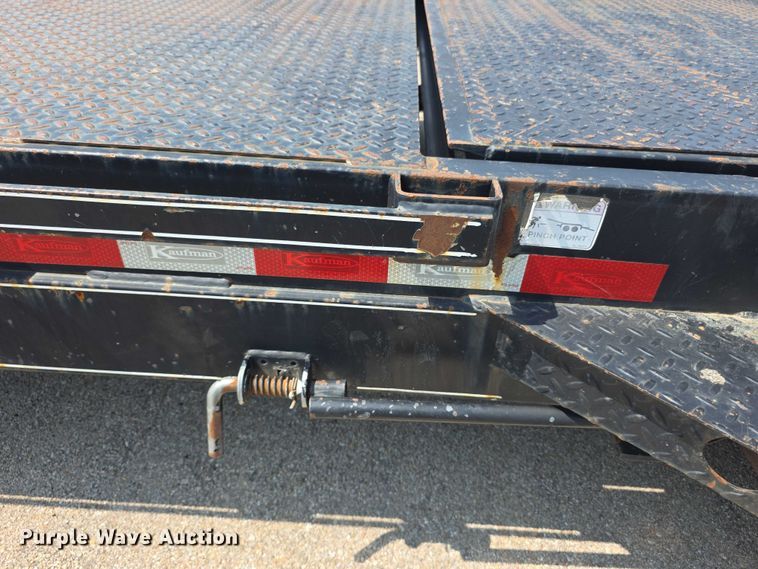 image for item EF3783 2019 Kaufman  FDDT tilt deck equipment trailer