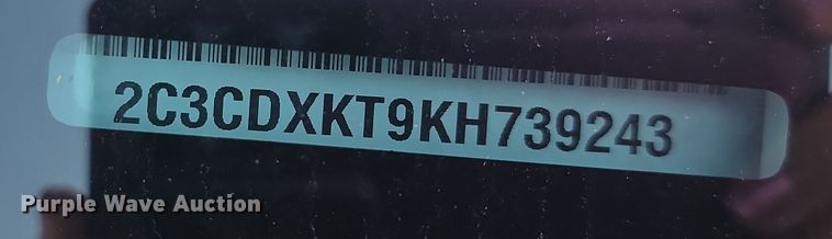 image for item EF3786 2019 Dodge  Charger Police 