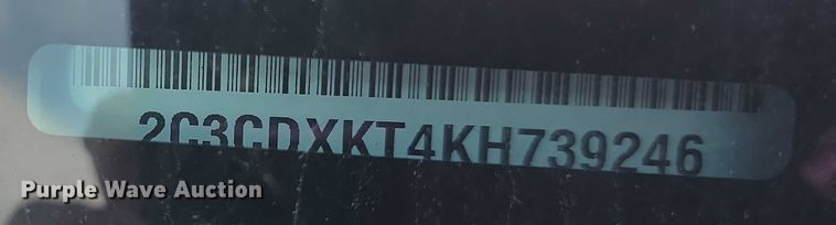 image for item EF3788 2019 Dodge  Charger Police 