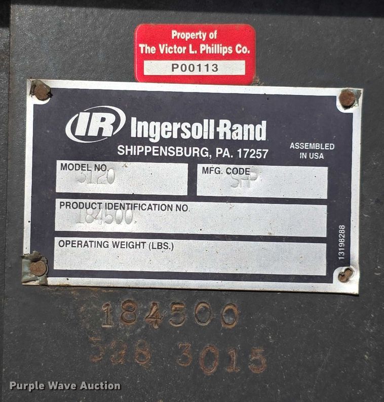 image for item EF3818 Ingersoll Rand  3120 paver