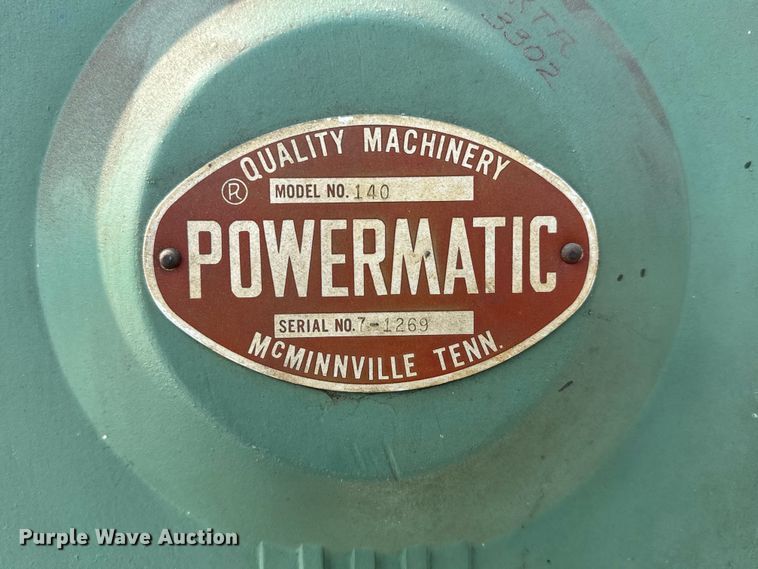 image for item EM8081 Powermatic  140 bandsaw 