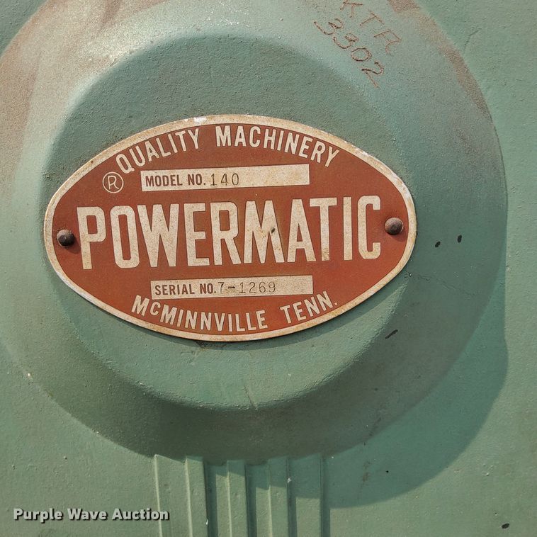 image for item EM8081 Powermatic  140 bandsaw 