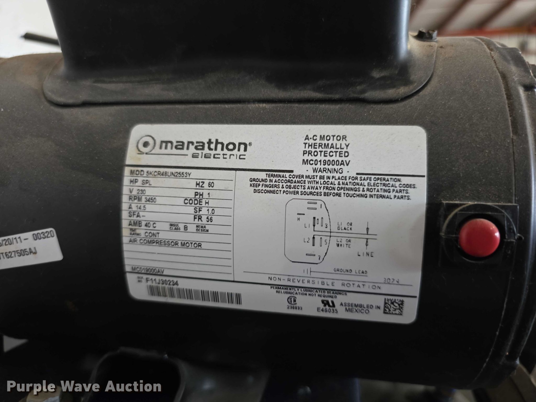 Campbell Hausfeld VT627505AJ air compressor in Lawrence, KS | Item