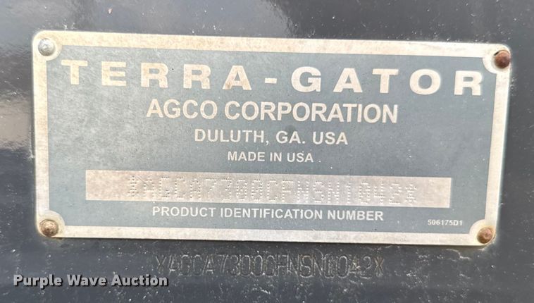 image for item DM5474 2012 Terra Gator 7300B spreader