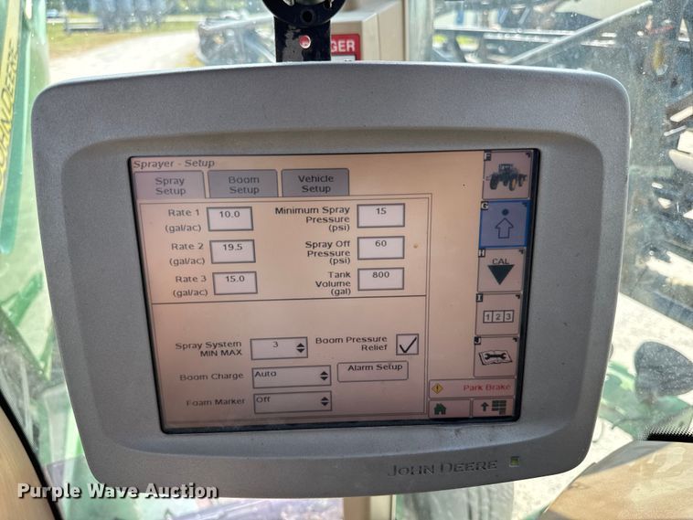 image for item DM5475 2011 John Deere 4730 sprayer