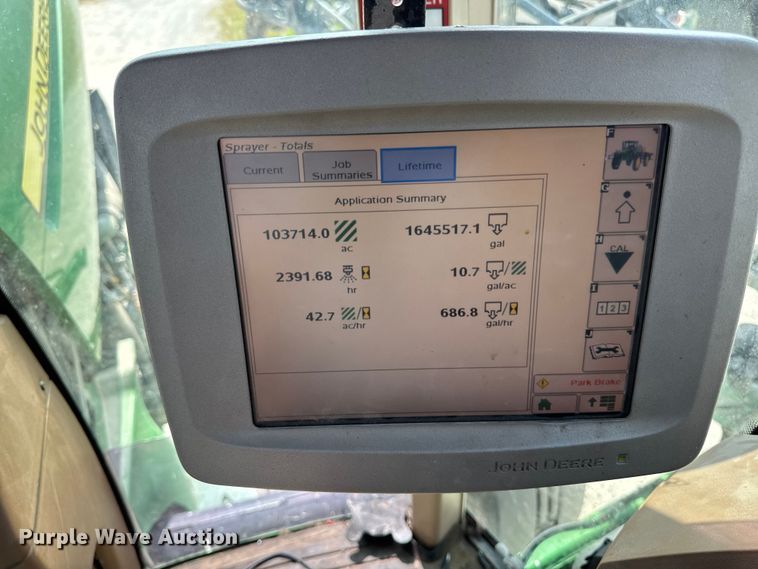 image for item DM5475 2011 John Deere 4730 sprayer