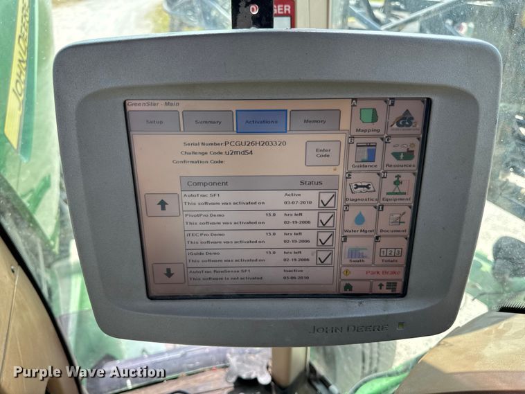 image for item DM5475 2011 John Deere 4730 sprayer