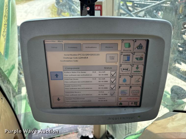 image for item DM5475 2011 John Deere 4730 sprayer