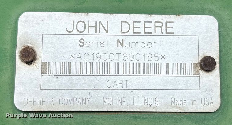 image for item DO1186 2001 John Deere 1860 air seeder