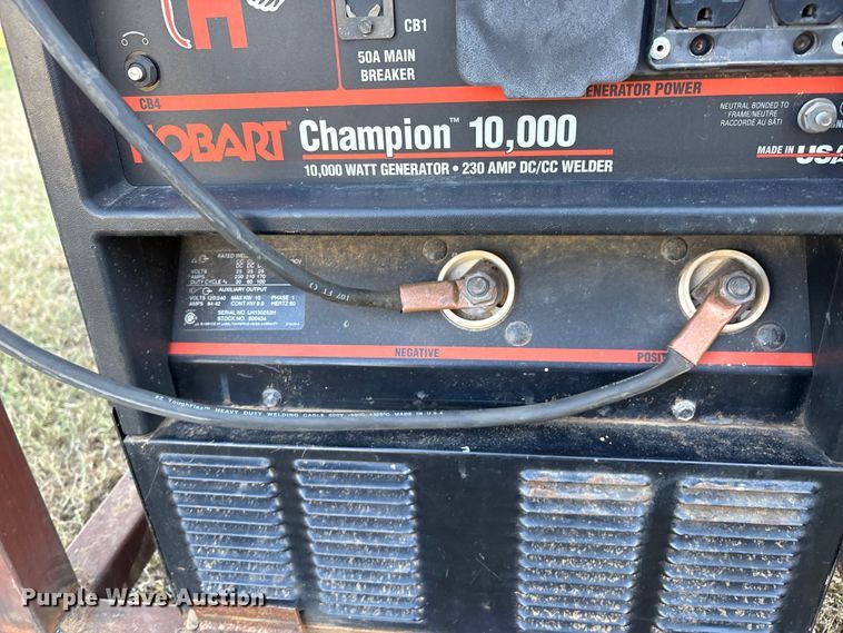 image for item DO1210 Hobart Champion 10,000 welder/generator